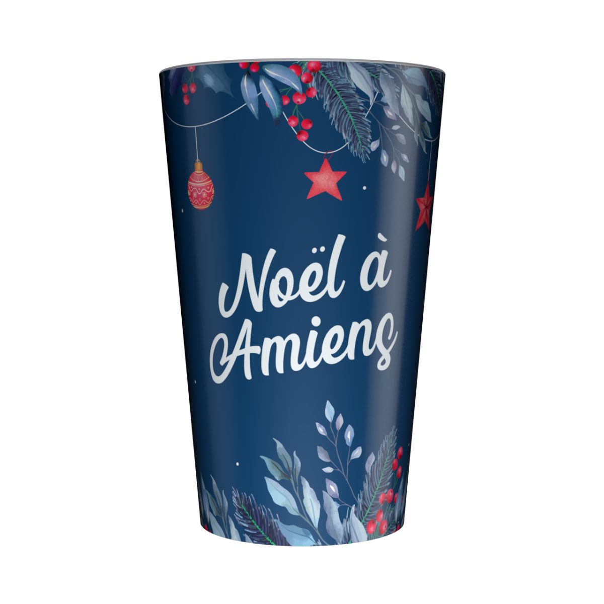 Gobelet personnalisé Noël Guirlande