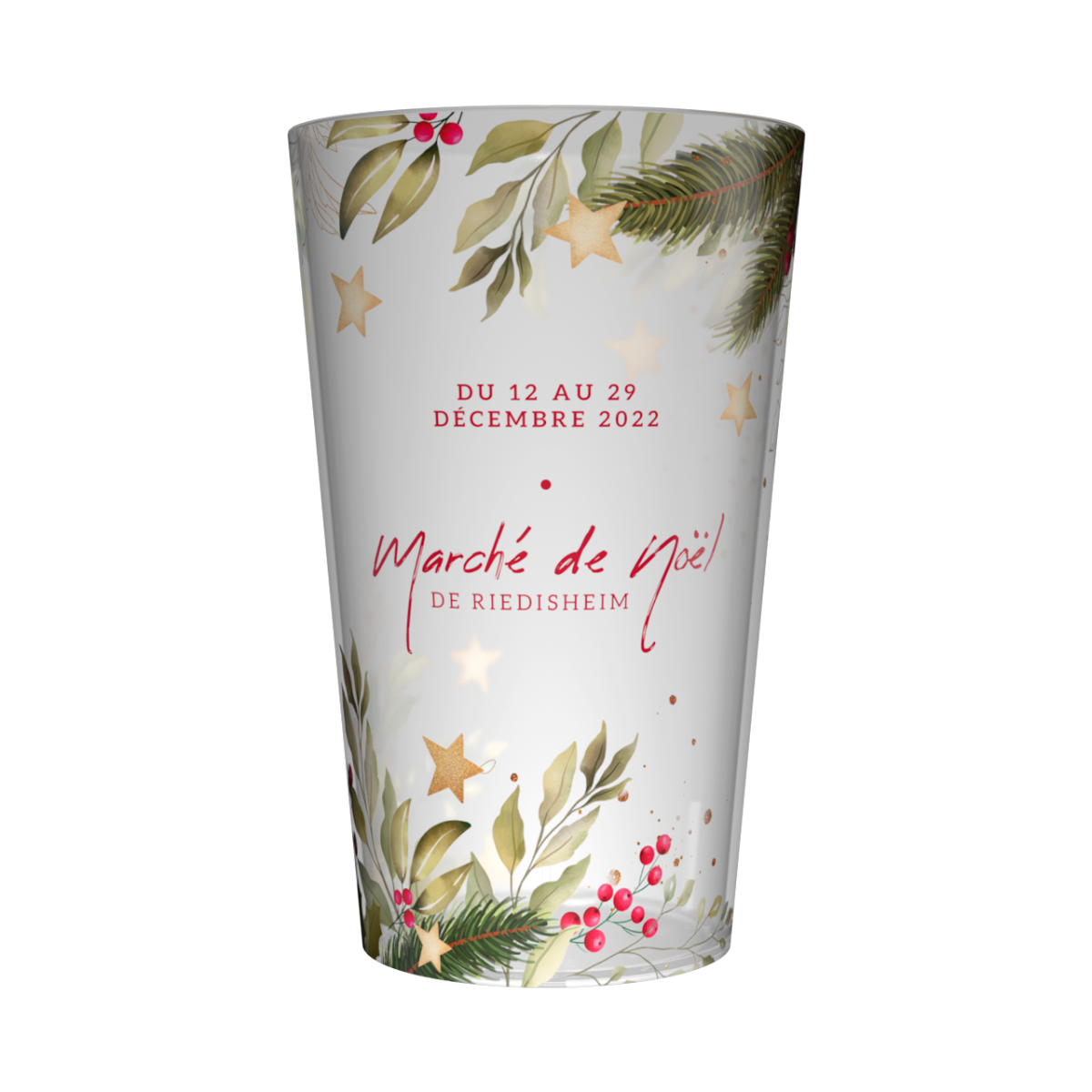 Gobelet personnalisé Noël Classique