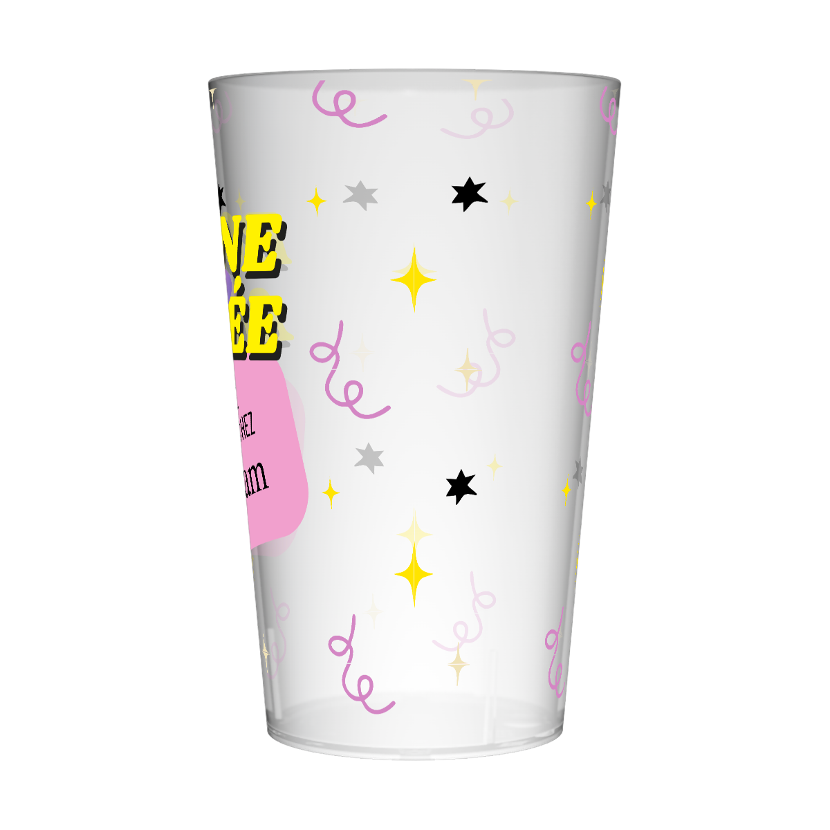 Gobelet personnalisé Nouvel An 80's 2