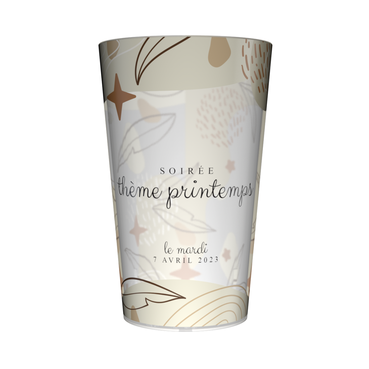 Gobelet personnalisé Soirée Printemps