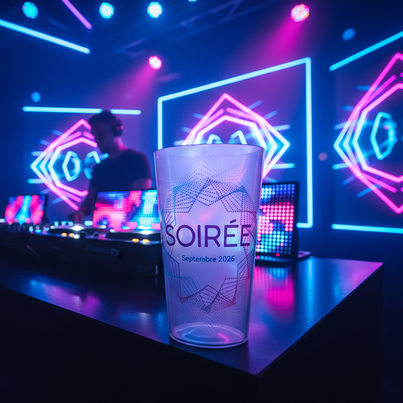 gobelet personnalise soiree sound