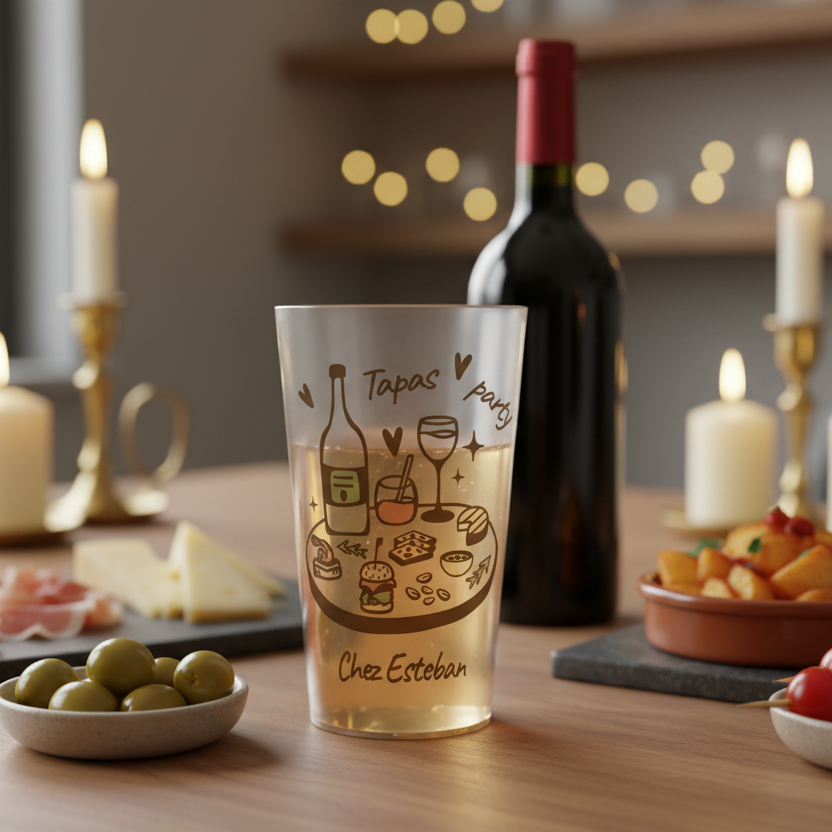 gobelet personnalise soiree tapas