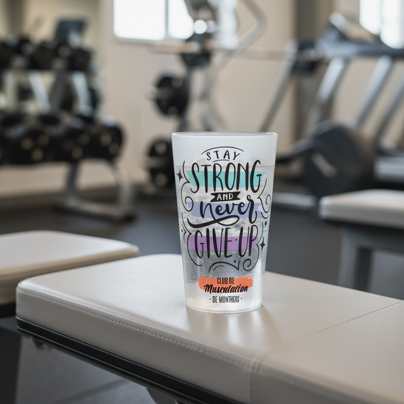 gobelet personnalise sport musculation