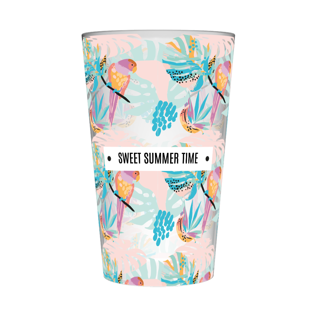 Gobelet personnalisé Summer Tropique Coloré