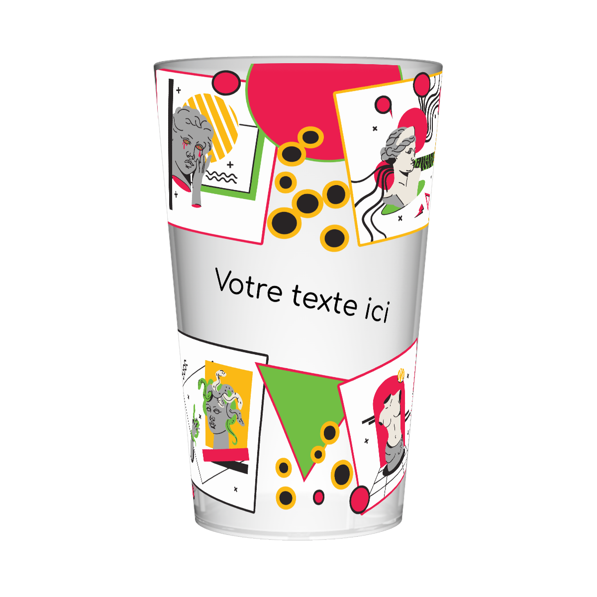 Gobelet personnalisé Tendance Statue