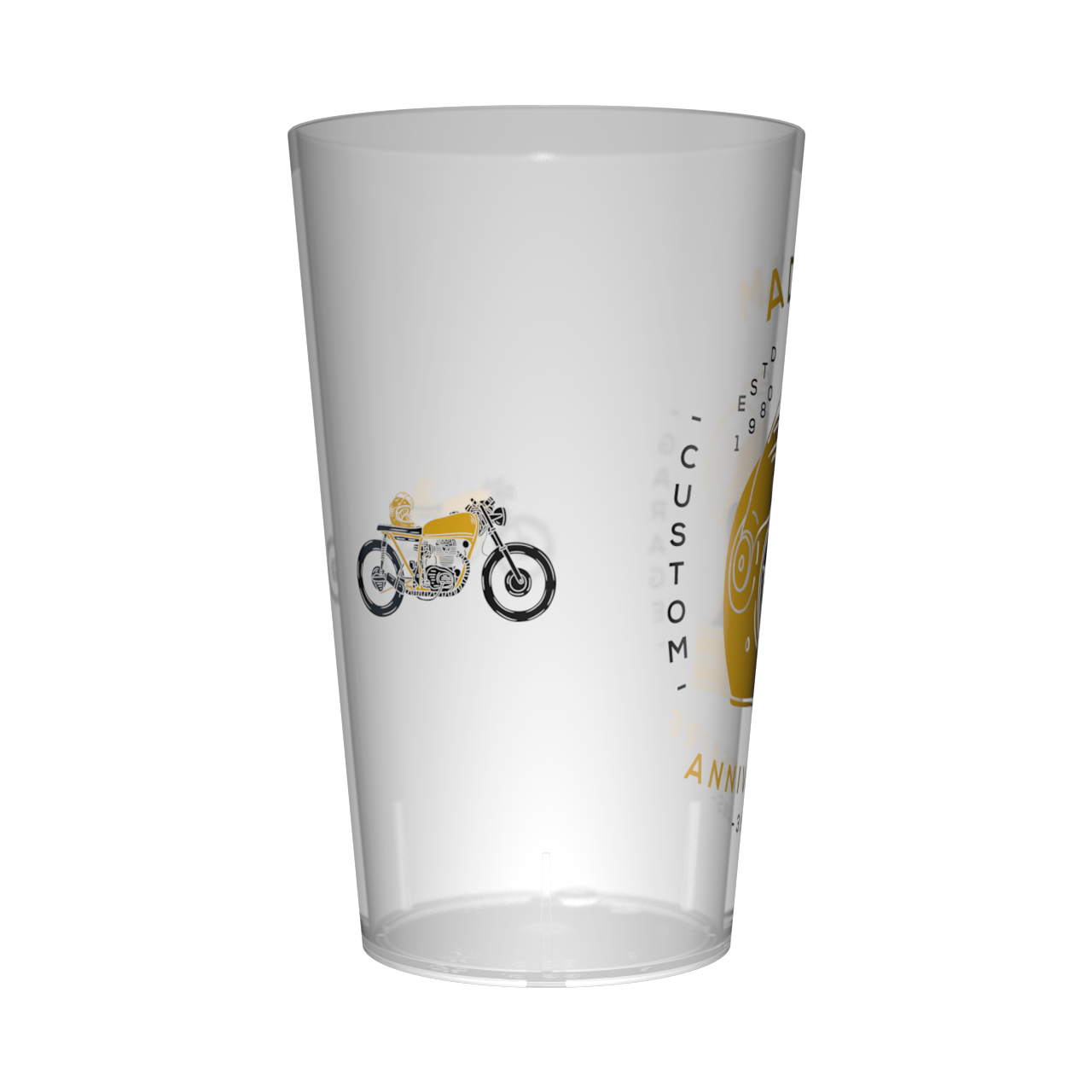 Gobelet personnalisé Anniversaire Motard 3