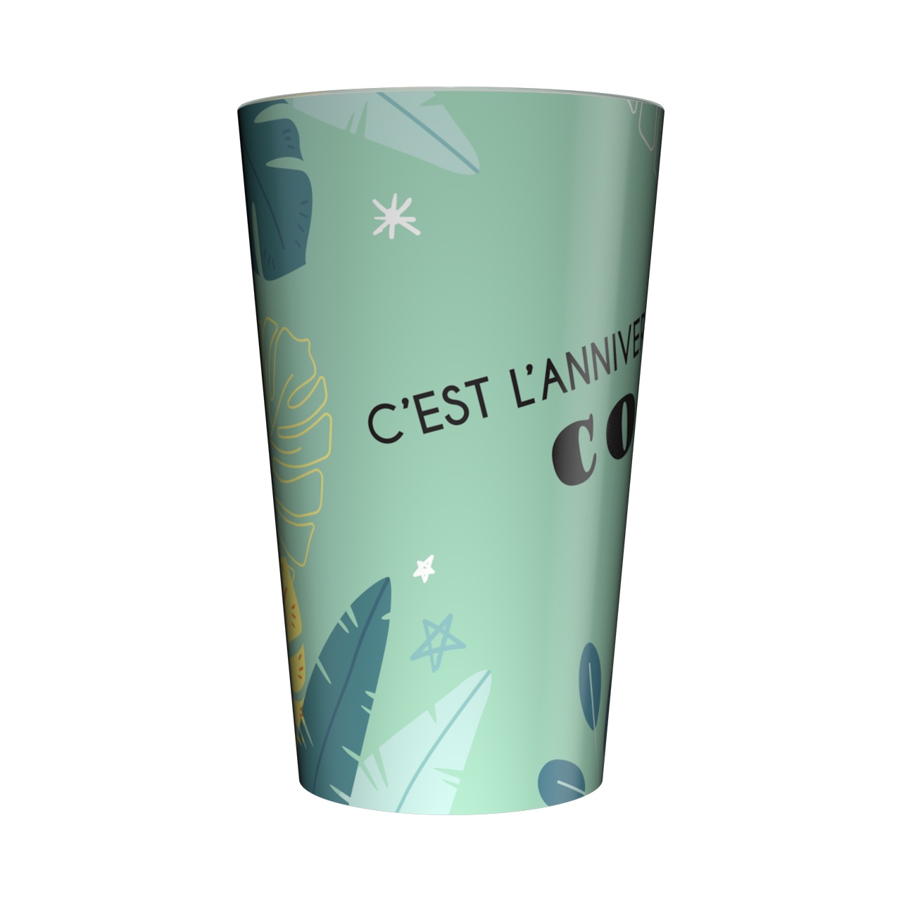 Gobelet personnalisé Anniversaire Dino 3