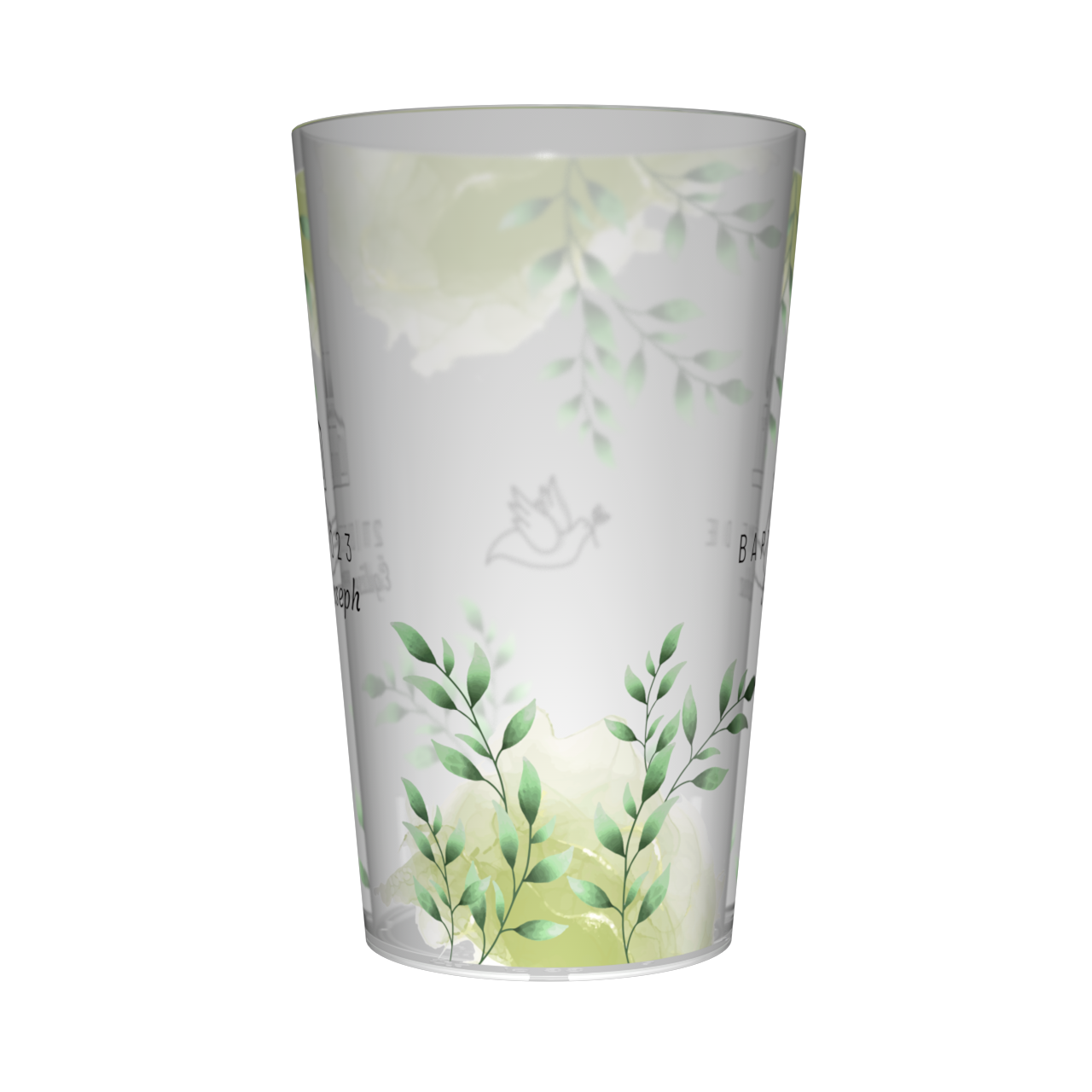 Gobelet personnalisé Baptême Vert 4