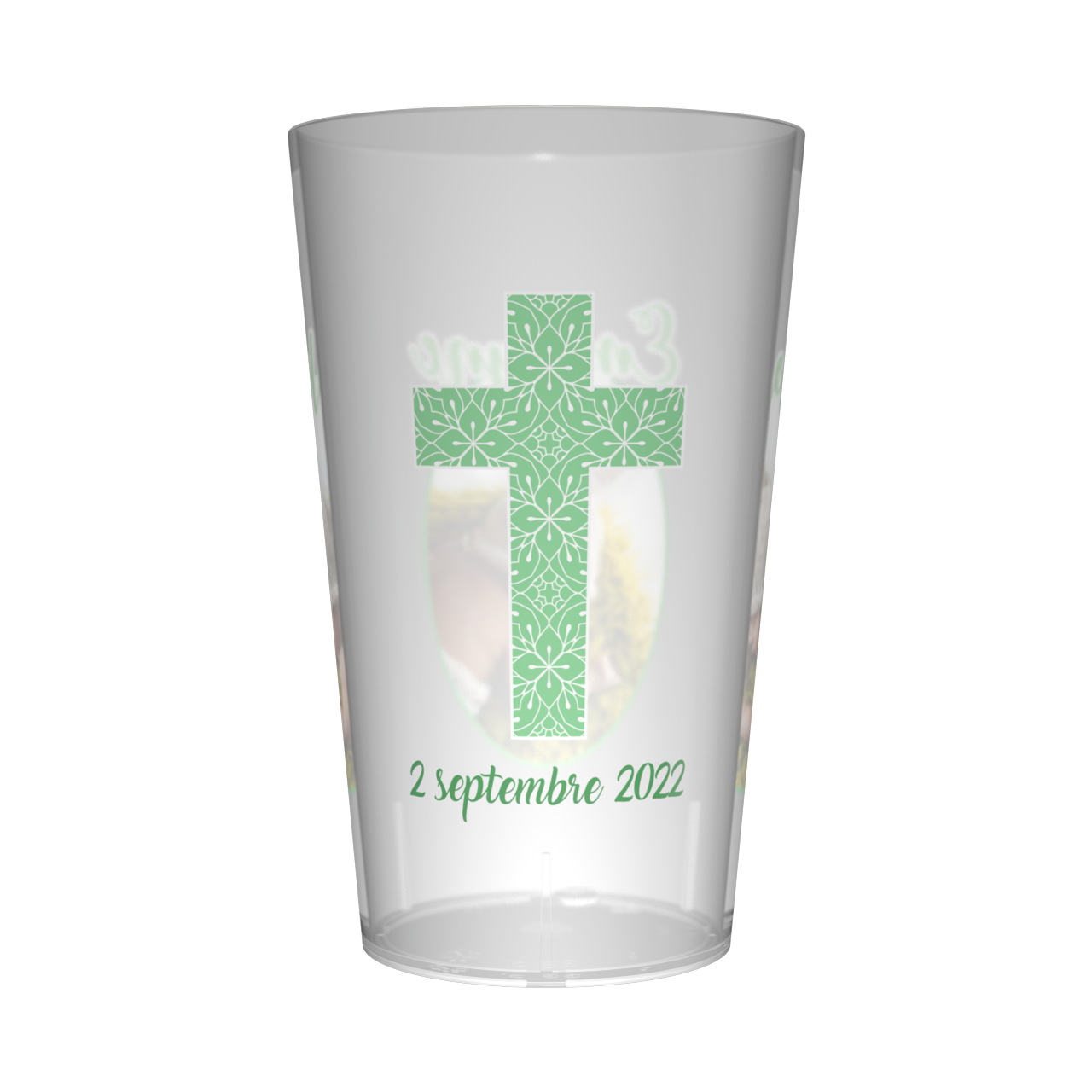 Gobelet personnalisé Baptême Image Ovale 2