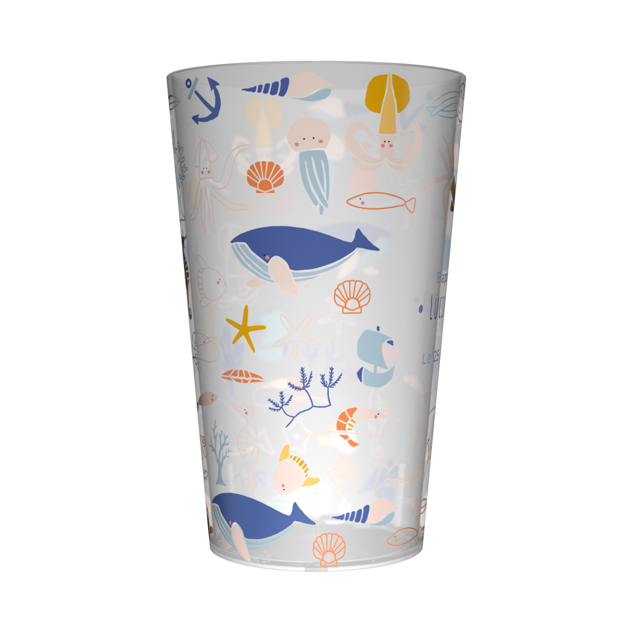 Gobelet personnalisé Baptême Marin 3