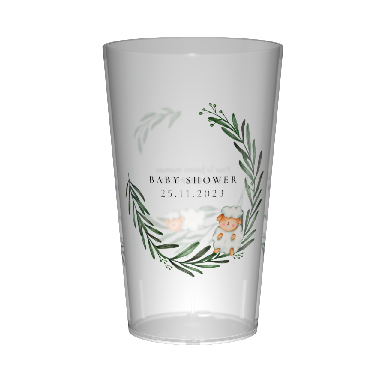 Gobelet personnalisé Baby Shower Mouton