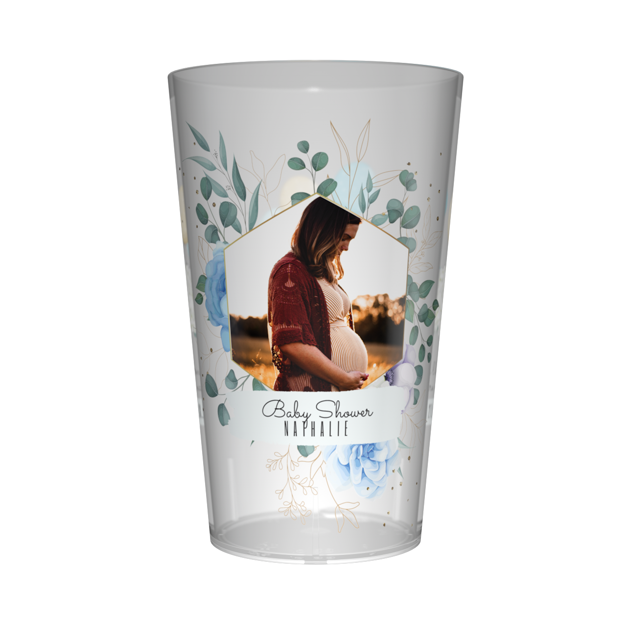Gobelet personnalisé Baby Shower Photo & Tétines 2