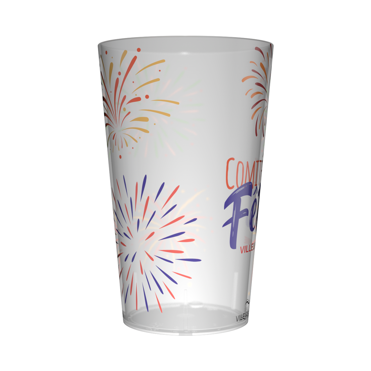 Gobelet personnalisé Comité des Fêtes Feux d'Artifice 2