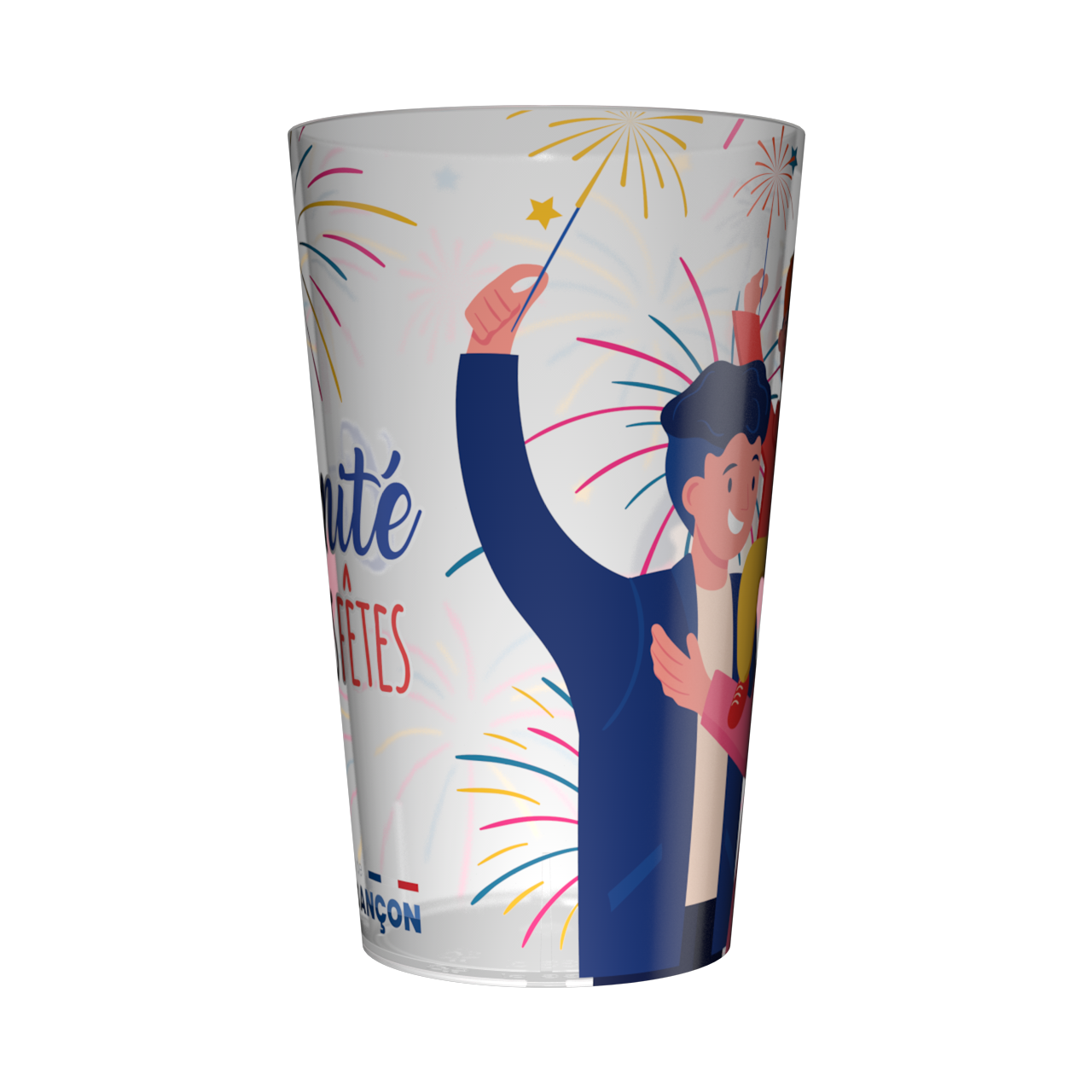 Gobelet personnalisé Comité des Fêtes Famille 3