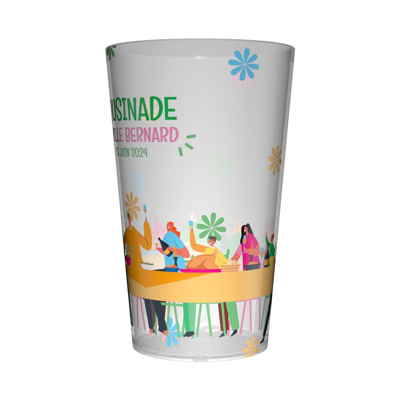 Gobelet personnalisé Cousinade A Table 2