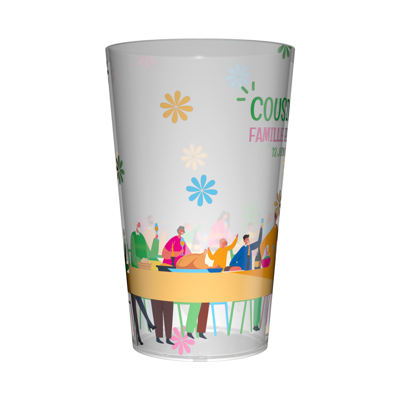 Gobelet personnalisé Cousinade A Table 4