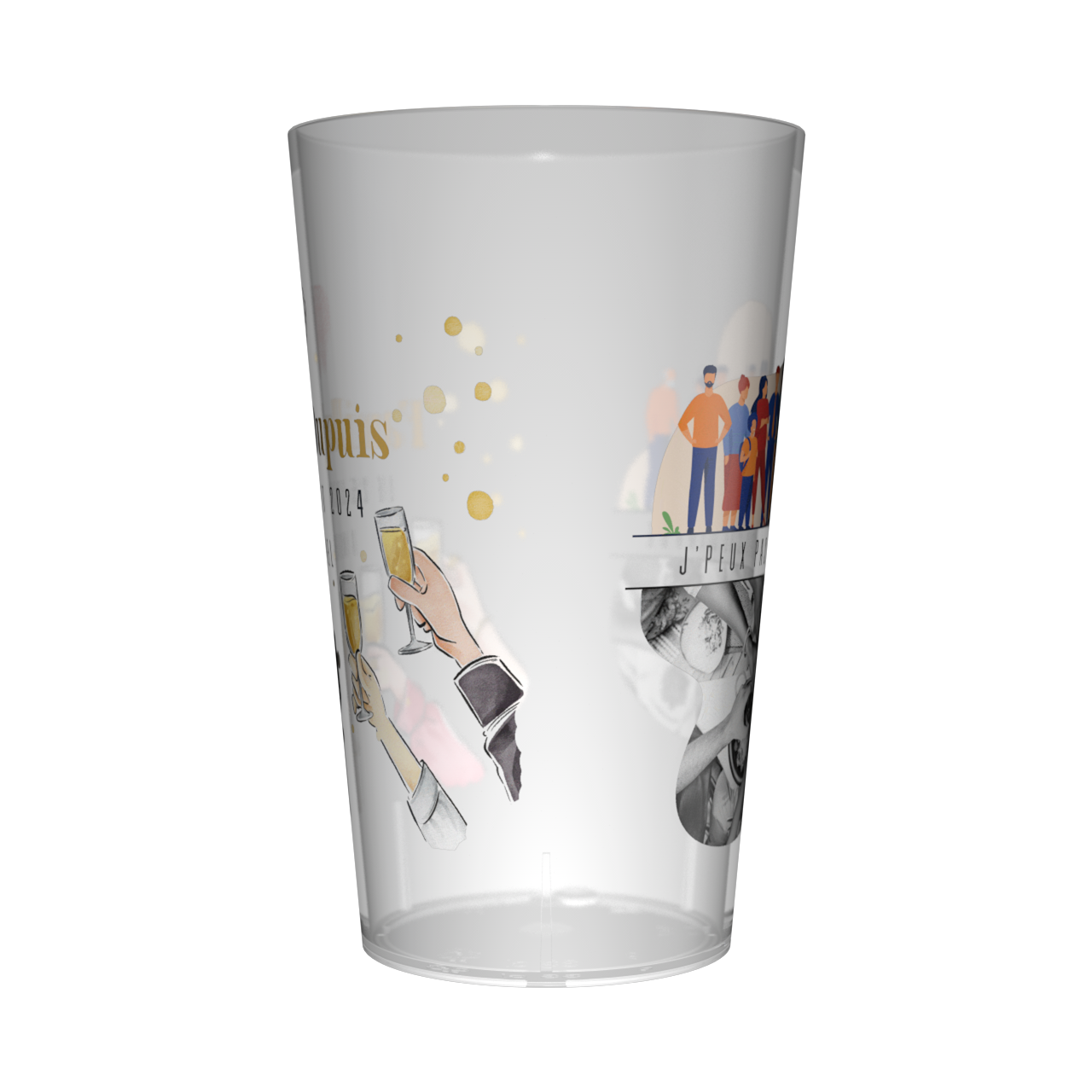 Gobelet personnalisé Cousinade Fête 2