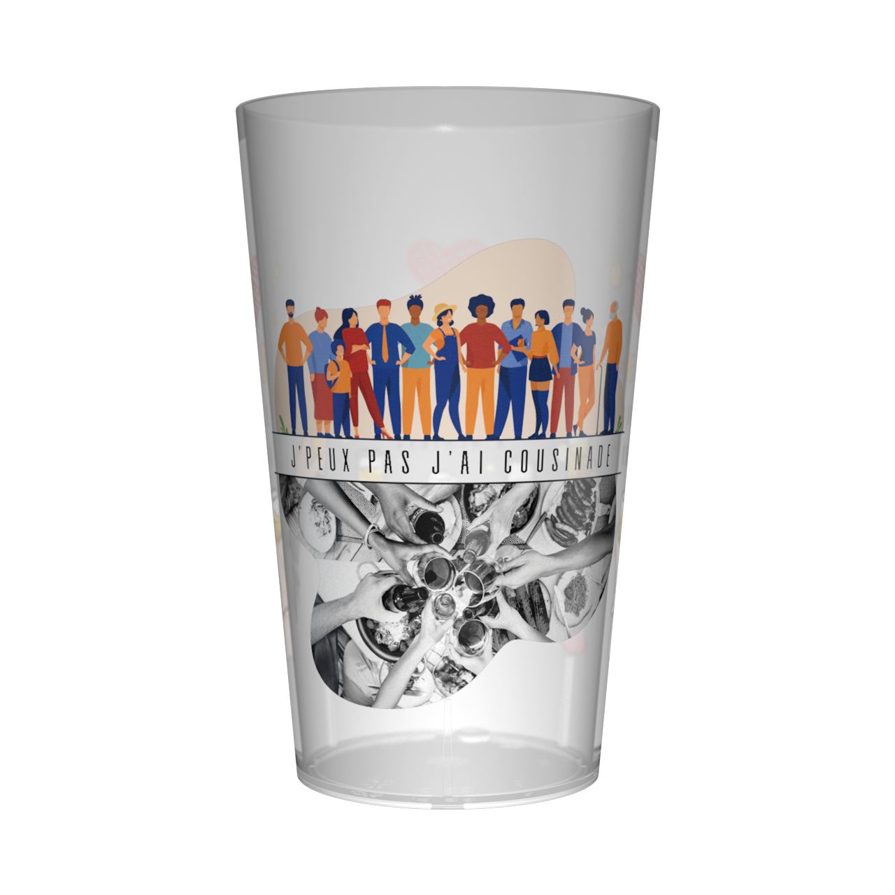 Gobelet personnalisé Cousinade Fête 3