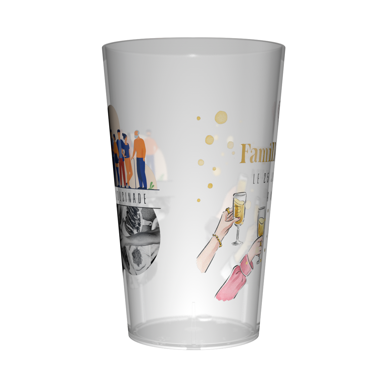 Gobelet personnalisé Cousinade Fête 4