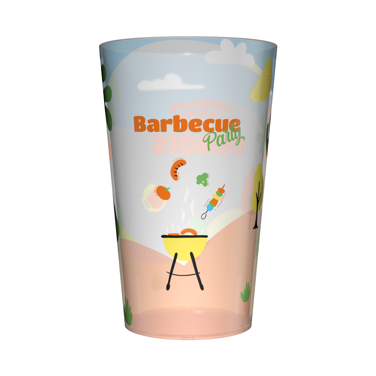 Gobelet personnalisé Cousinade Barbecue 3