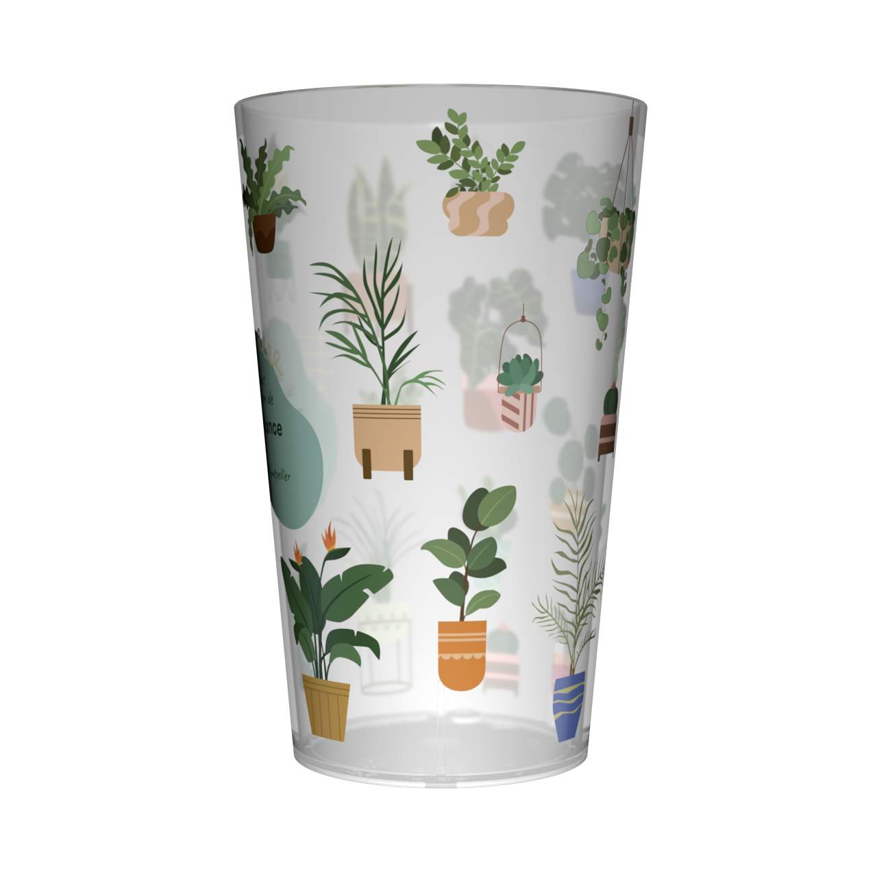 Gobelet personnalisé Crémaillère Plantes 3