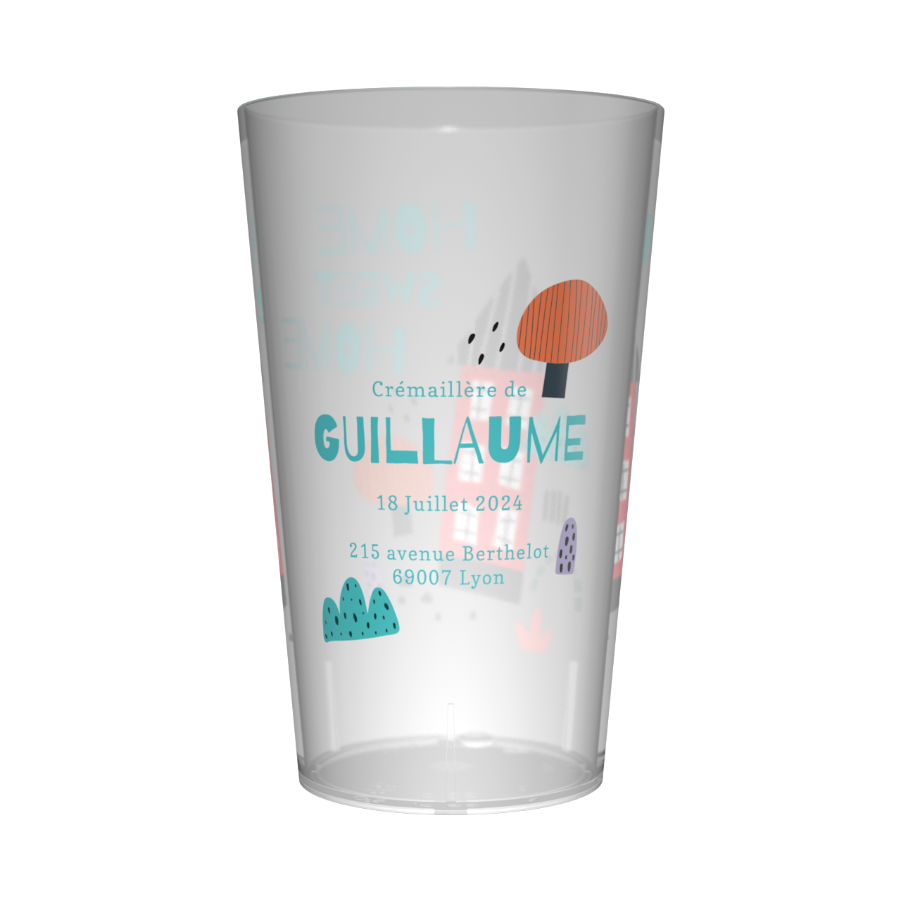 Gobelet personnalisé Crémaillère Sweet Home 2