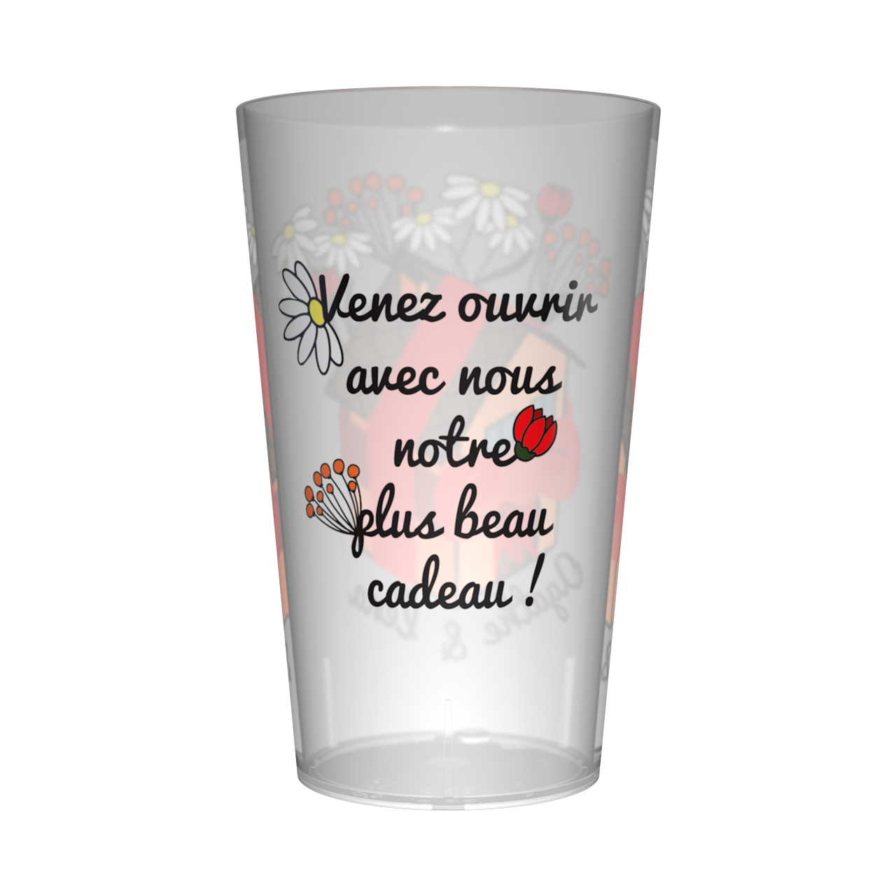 Gobelet personnalisé Crémaillère Maison Fleurie 2