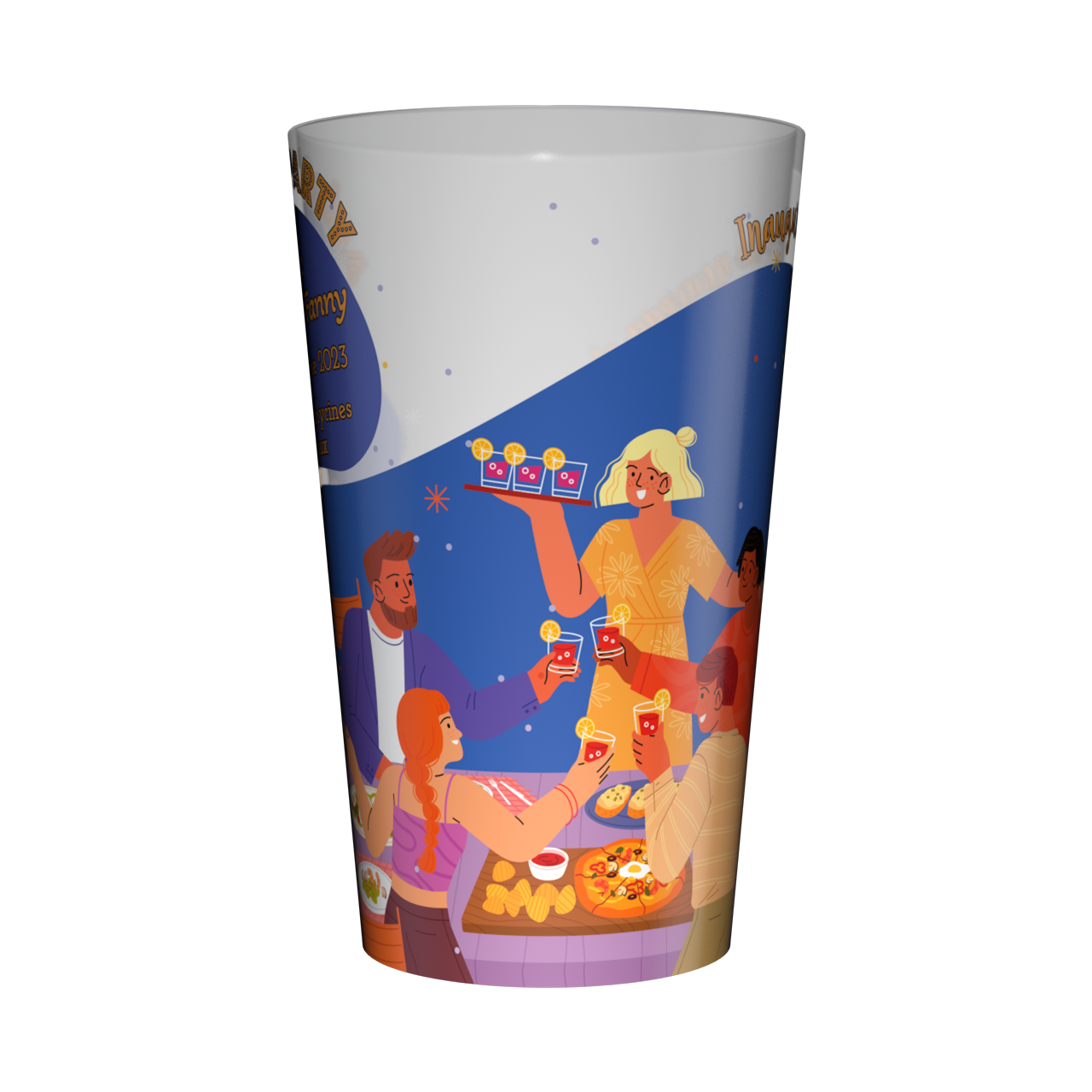 Gobelet personnalisé Crémaillère Apéro Party 2