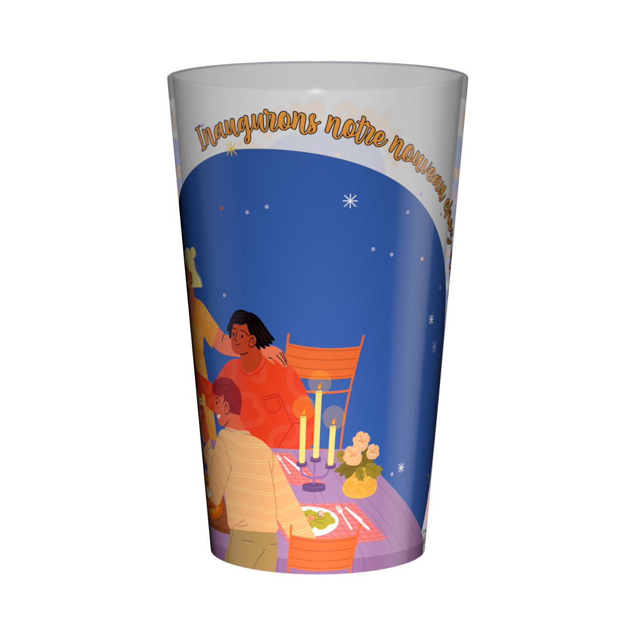 Gobelet personnalisé Crémaillère Apéro Party 3