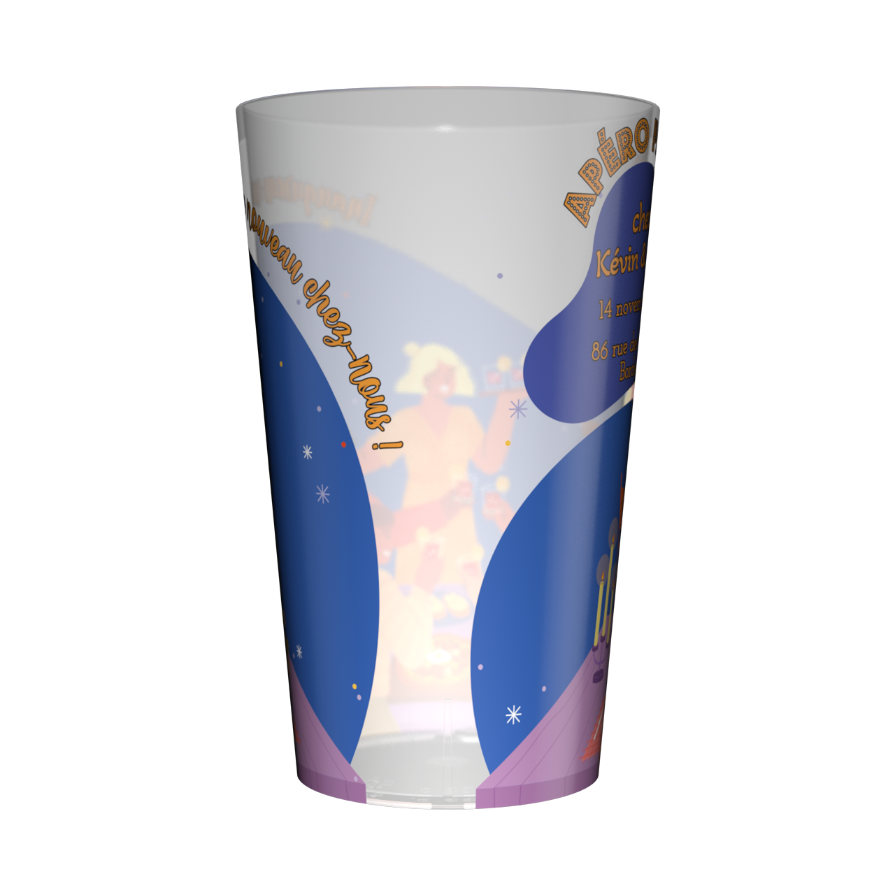 Gobelet personnalisé Crémaillère Apéro Party 4