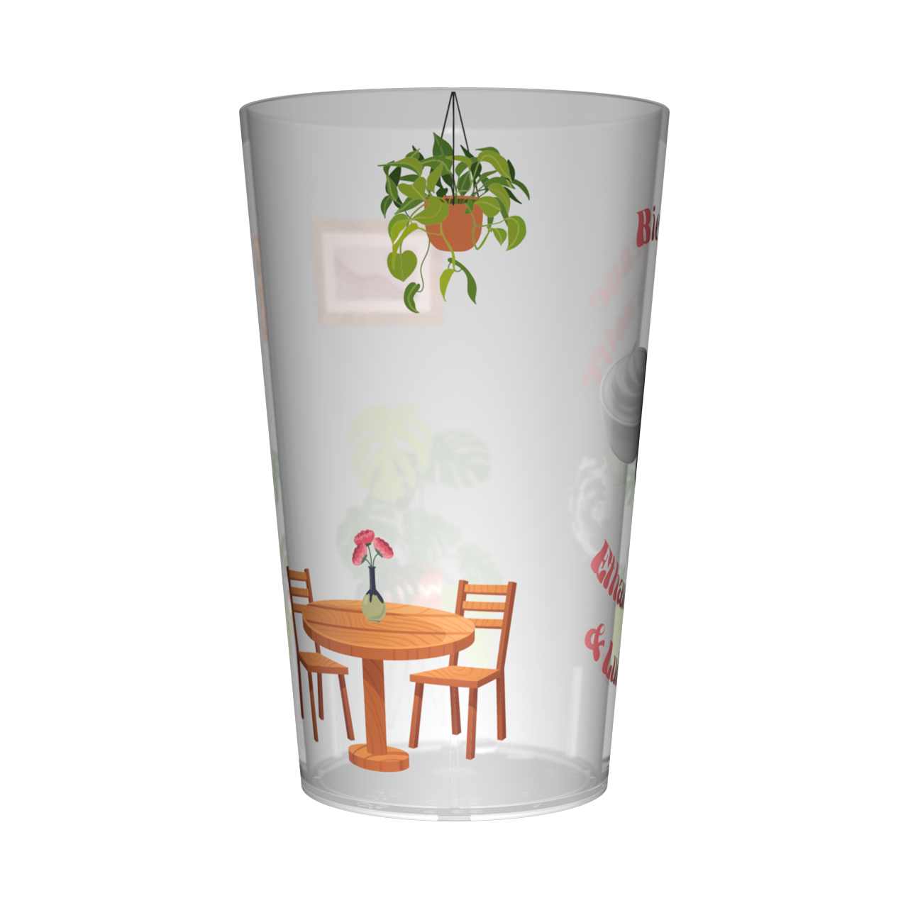 Gobelet personnalisé Crémaillère Déco 3