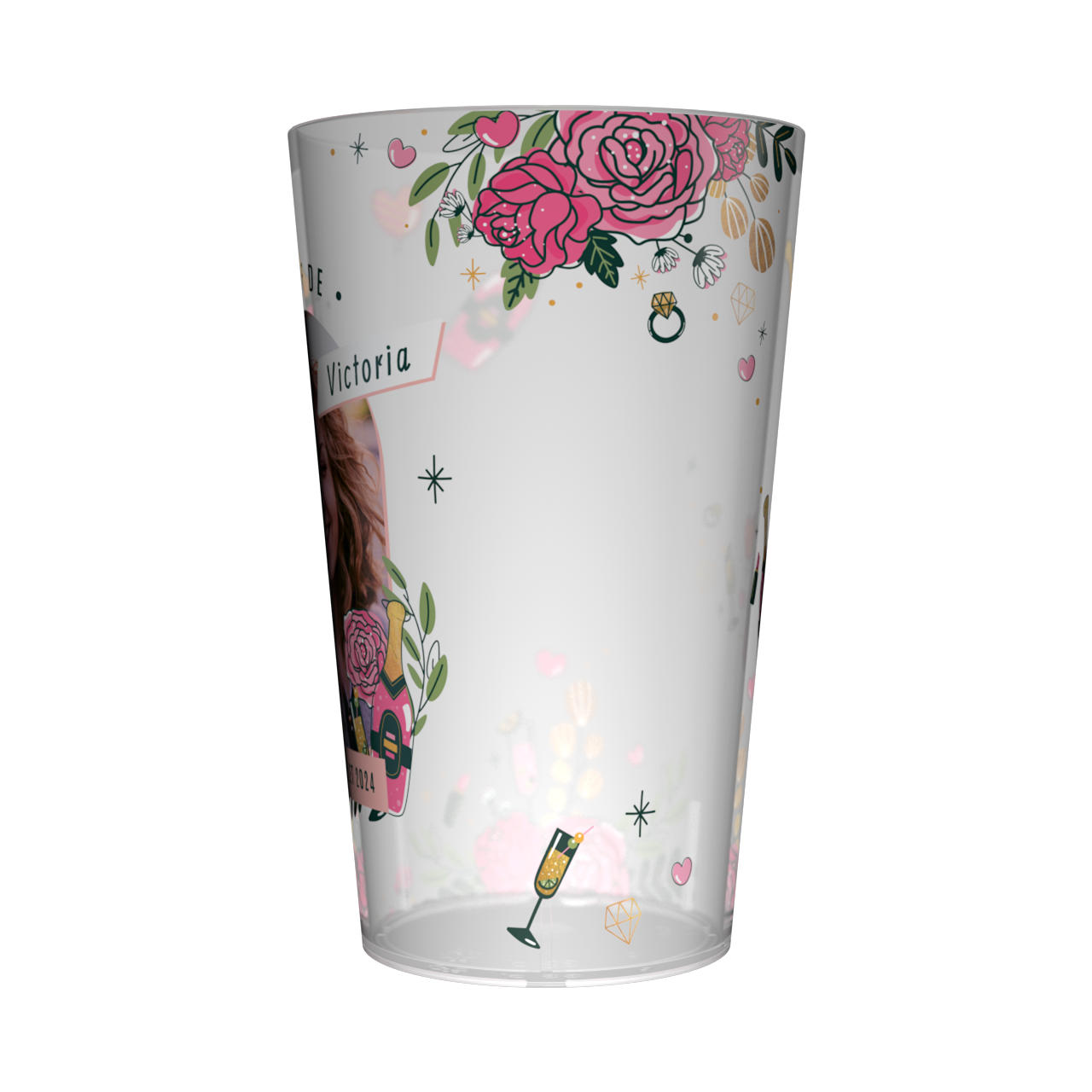 Gobelet personnalisé pour EVJF Photo & Champagne 2