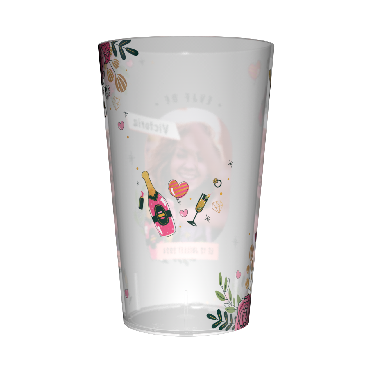 Gobelet personnalisé pour EVJF Photo & Champagne 3