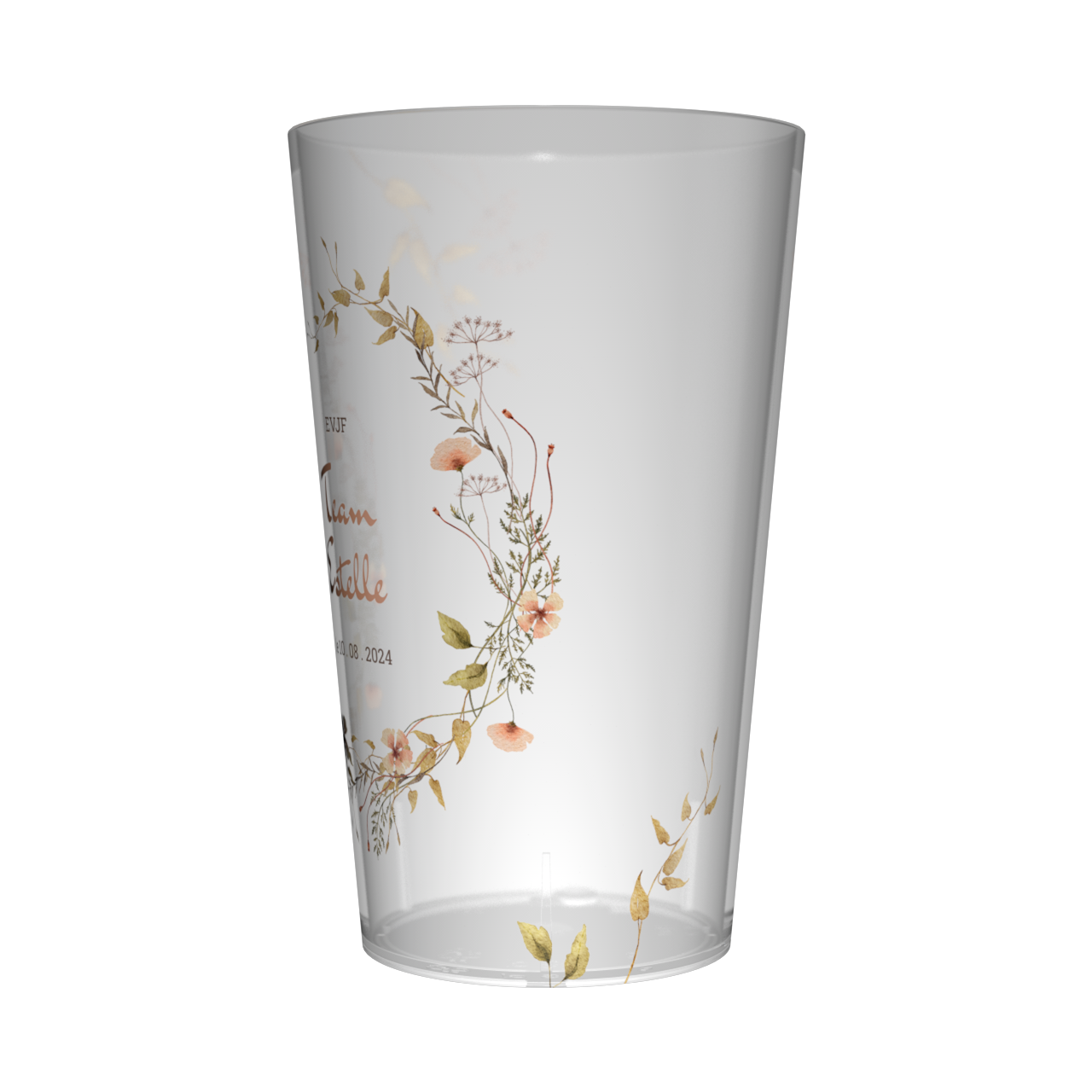 Gobelet personnalisé pour EVJF Couronne & Fleurs 2