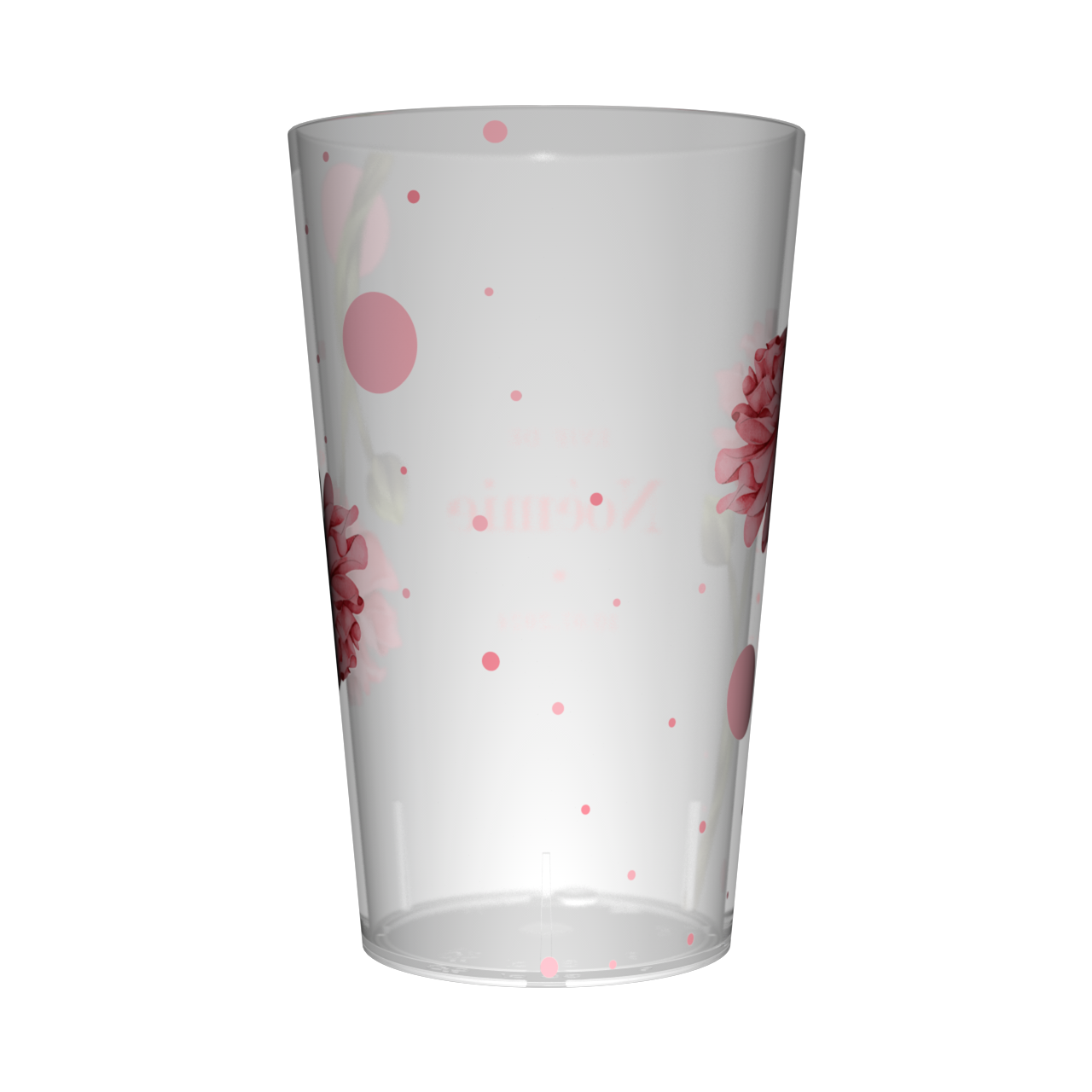 Gobelet personnalisé pour EVJF Oeillets roses 3