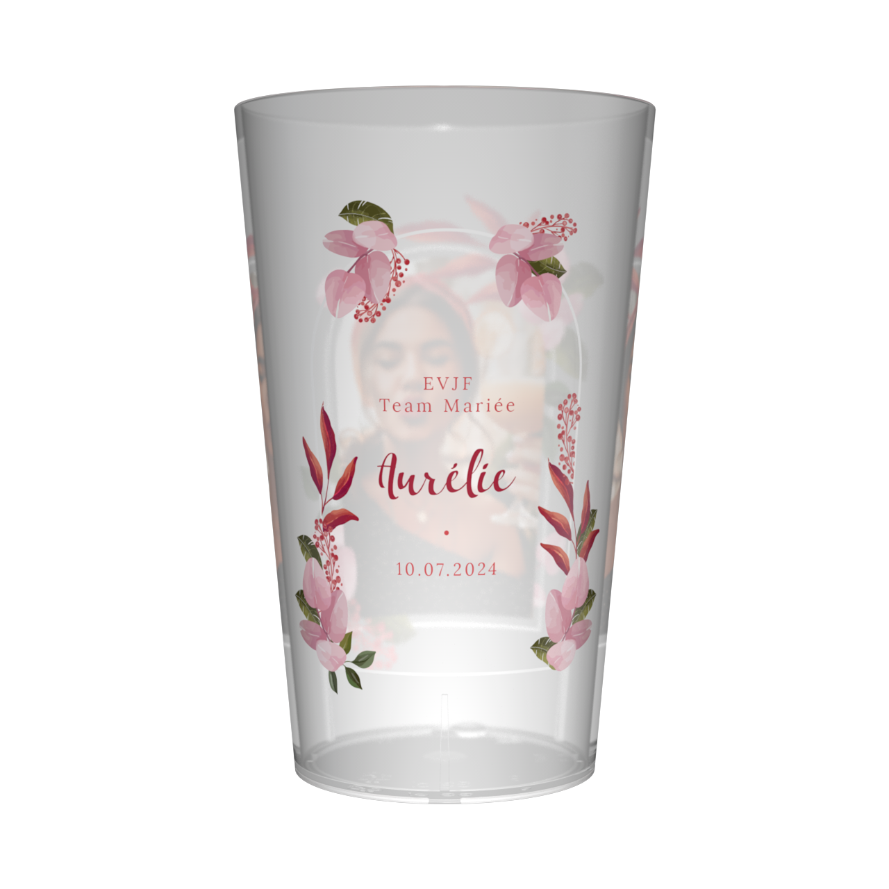 Gobelet personnalisé pour EVJF Photo & Fleurs 2