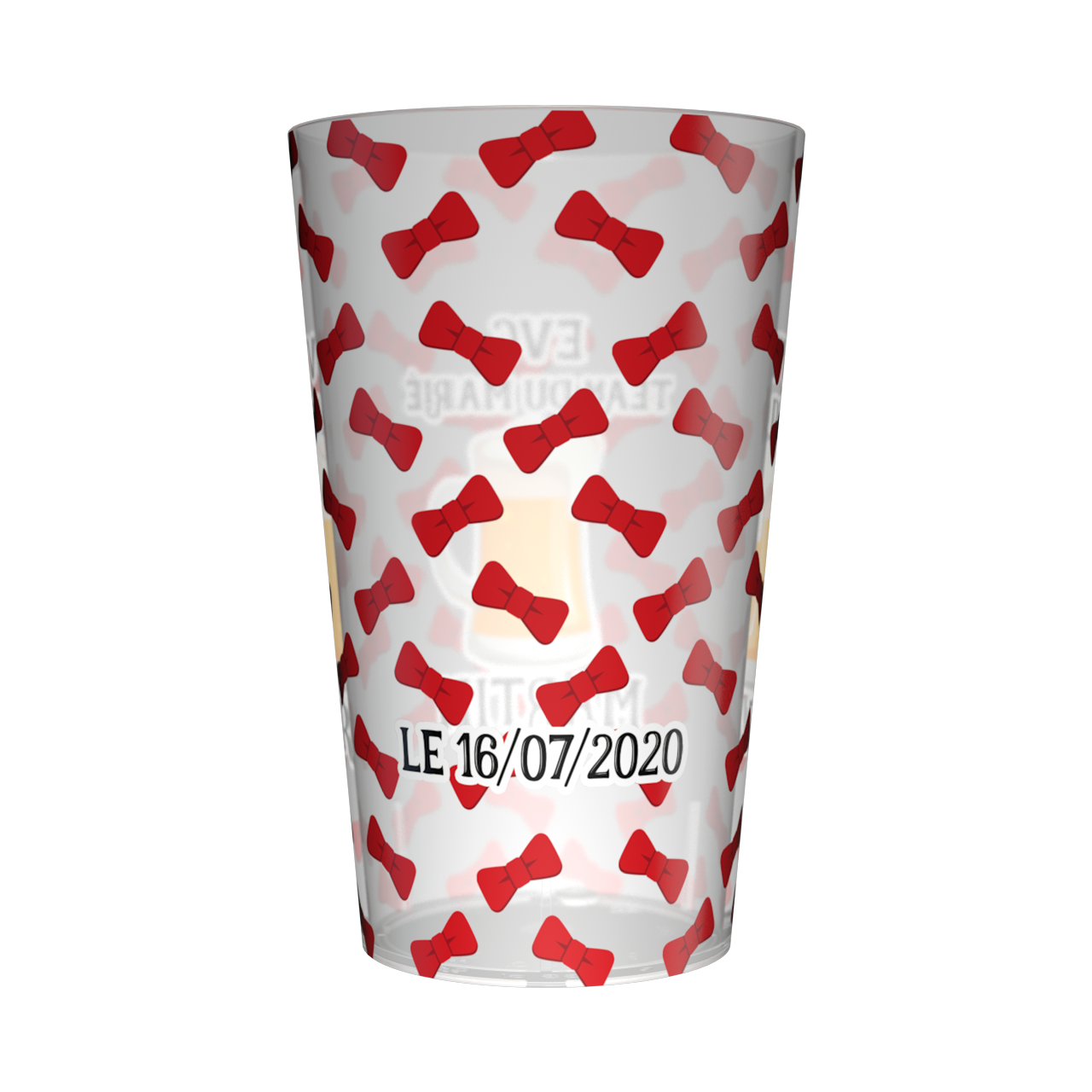 Gobelet personnalisé pour EVG Noeud Papillon 2