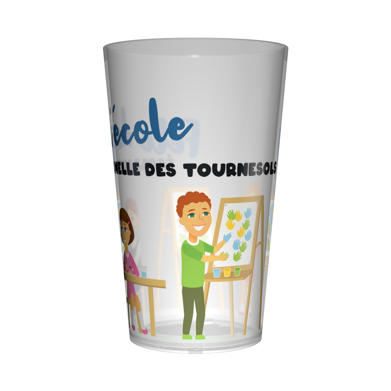 Gobelet personnalisé Fête des écoles Peintre 3