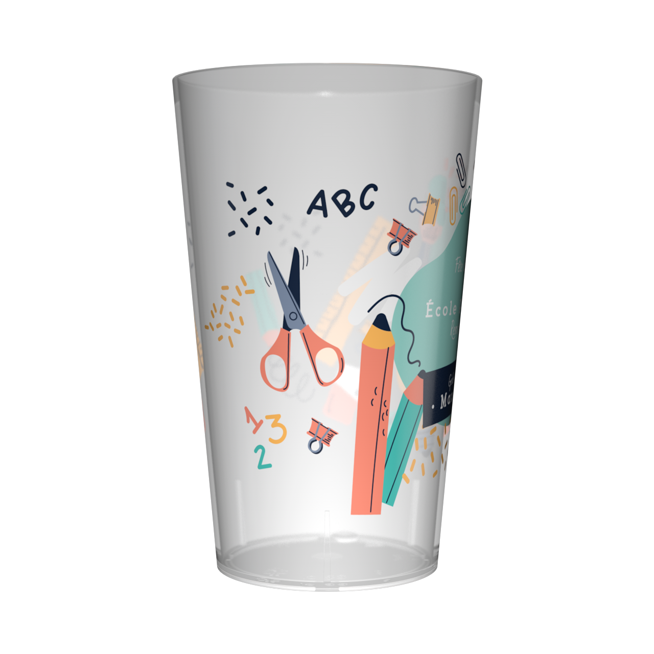 Gobelet personnalisé Fête des écoles Trousse 2