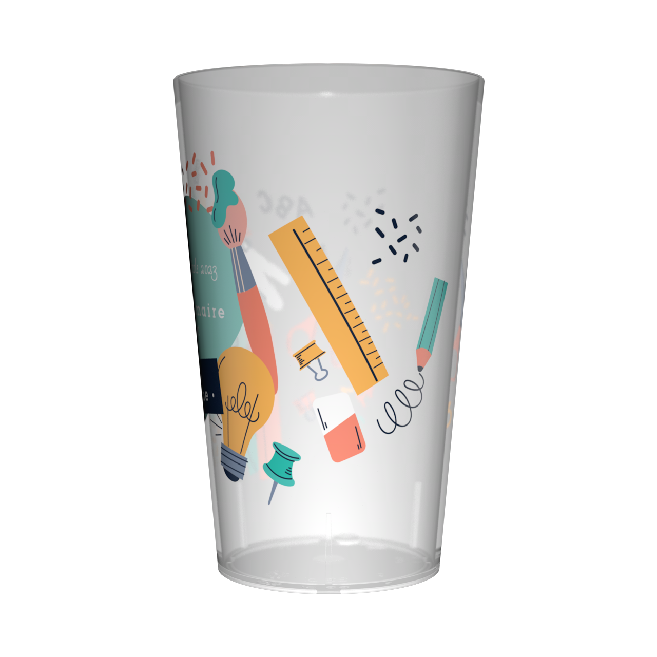 Gobelet personnalisé Fête des écoles Trousse 3
