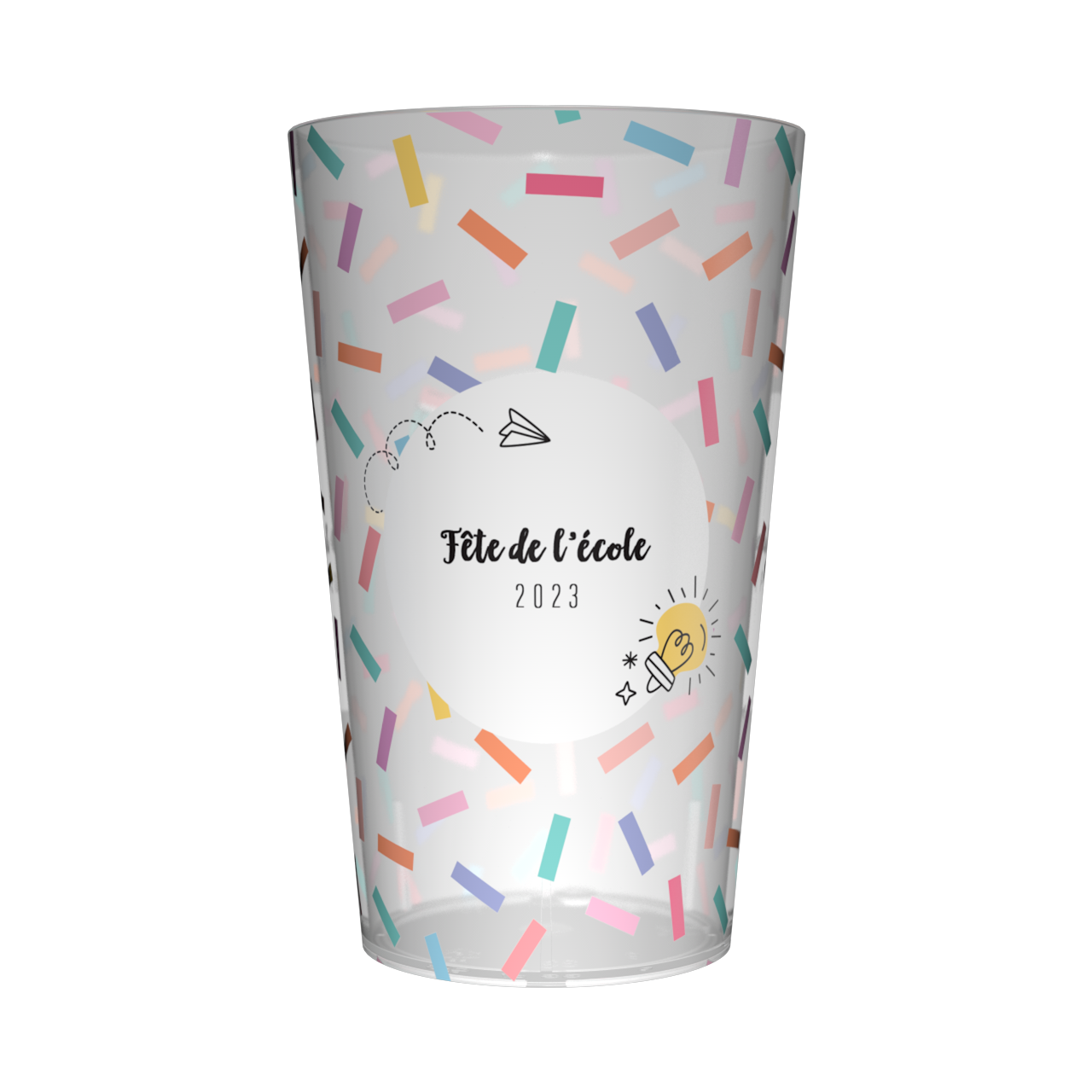 Gobelet personnalisé Fête des écoles Multicolore 2