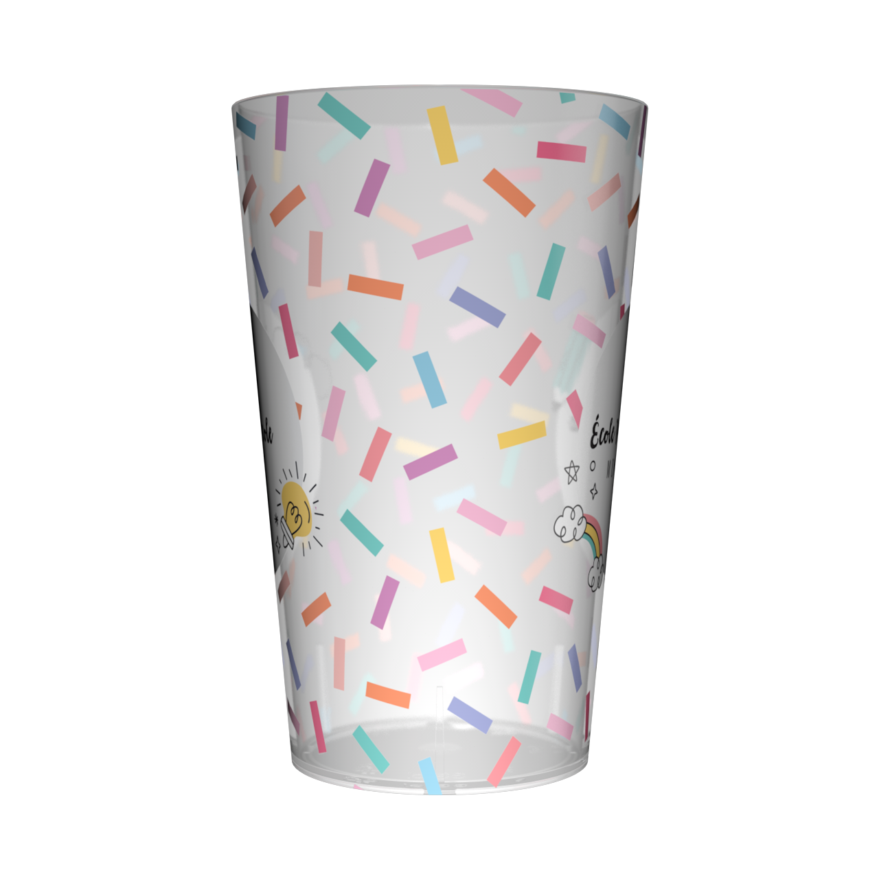 Gobelet personnalisé Fête des écoles Multicolore 2