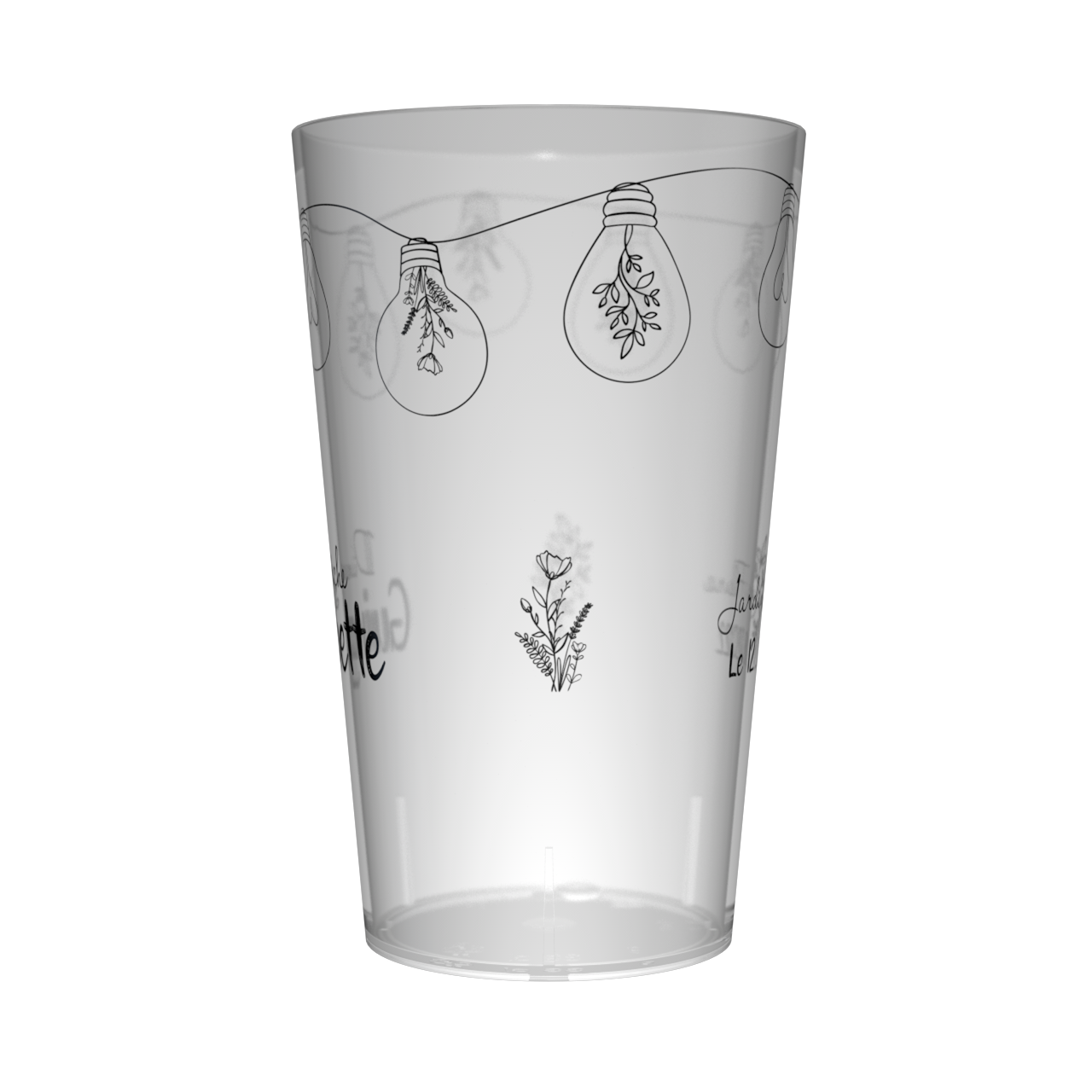 Gobelet personnalisé Guinguette Guirlande Ampoule 2
