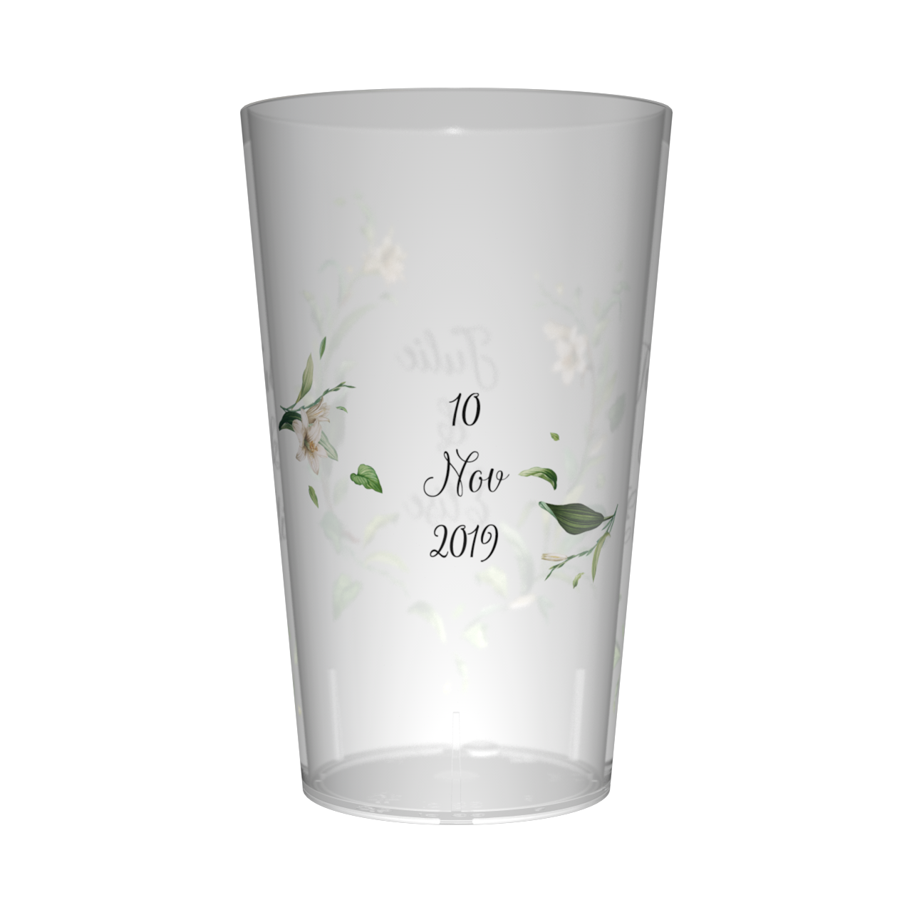 Gobelet personnalisé Mariage Fleur Sauvage 2