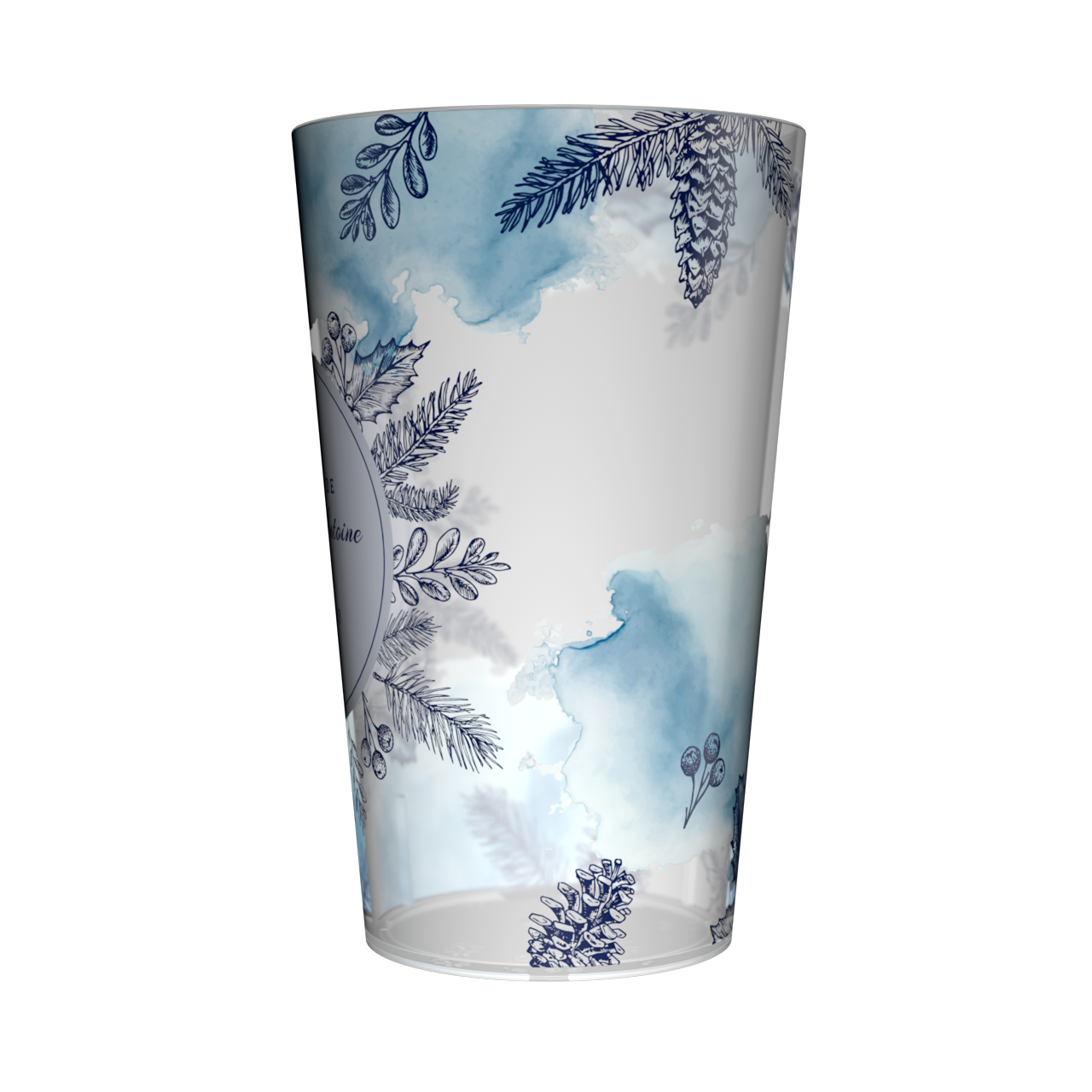 Gobelet personnalisé Mariage Bleu 2