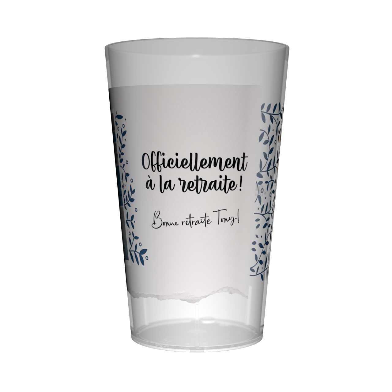 Gobelet personnalisé Retraite Photo & Déco 2
