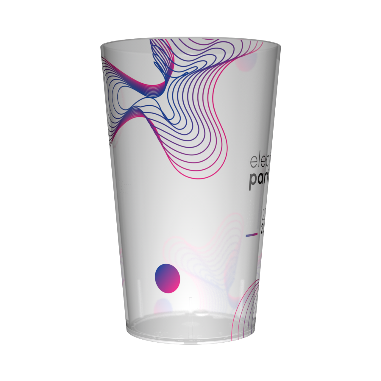 Gobelet personnalisé Soirée Ondes 3