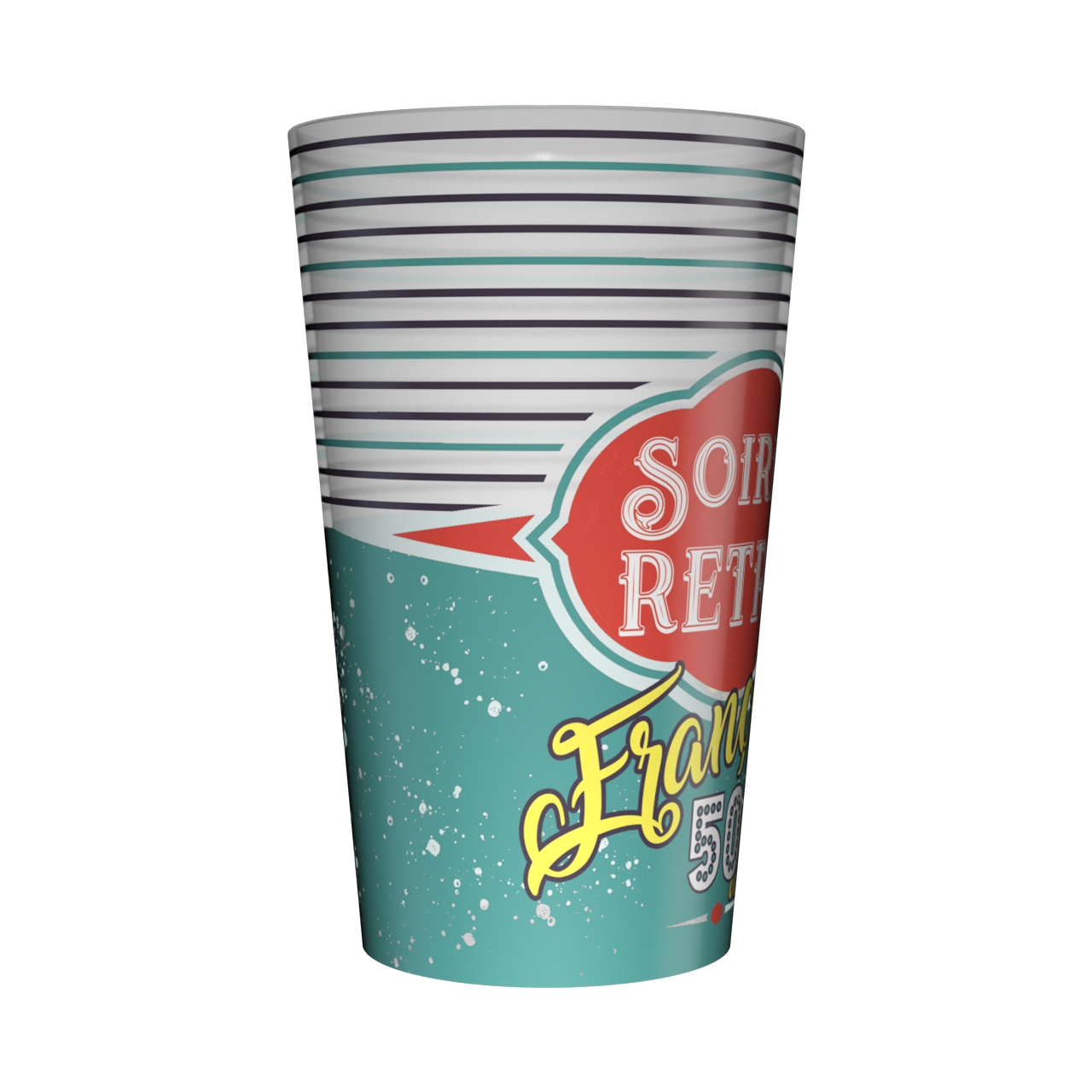 Gobelet personnalisé Soirée Retro 2