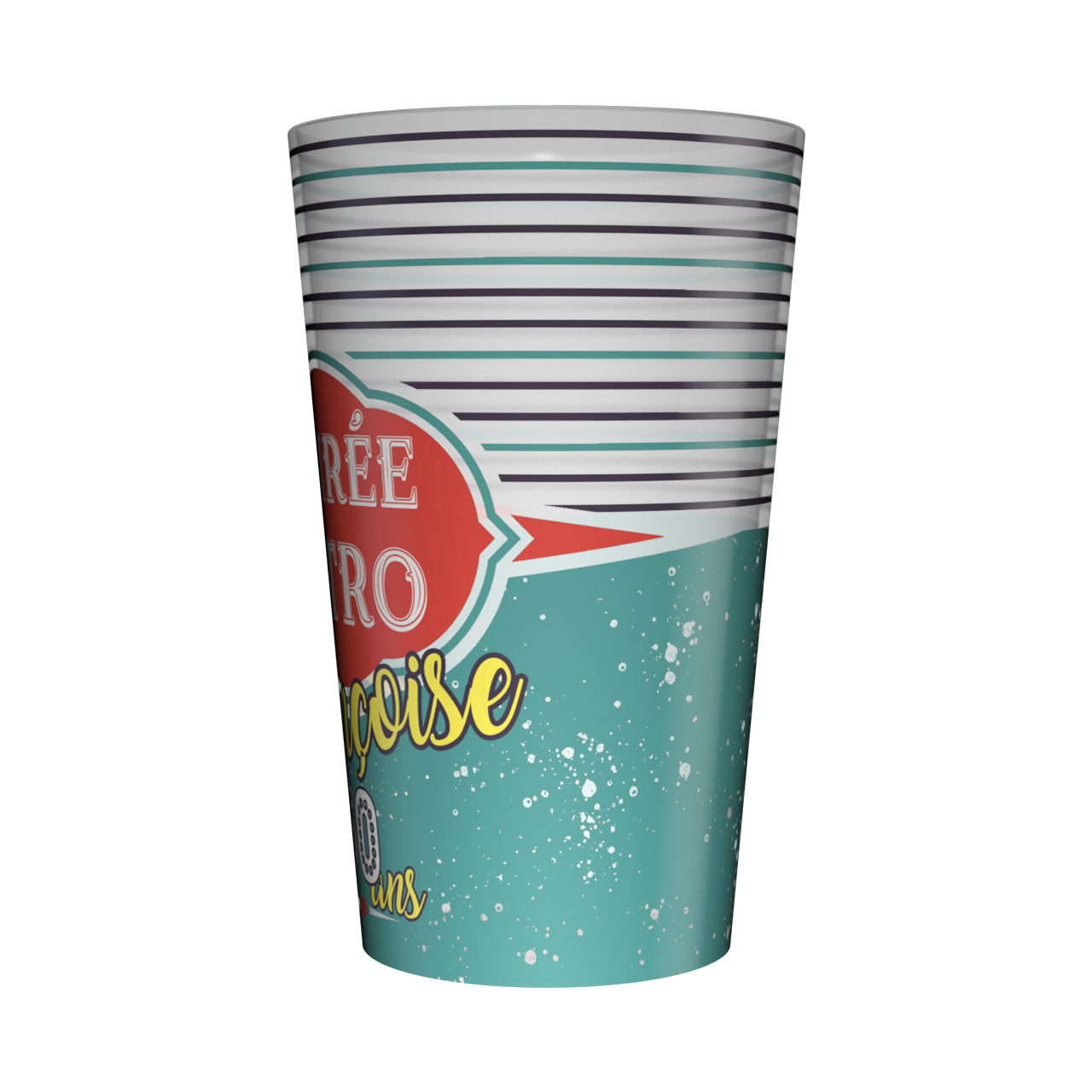 Gobelet personnalisé Soirée Retro 4