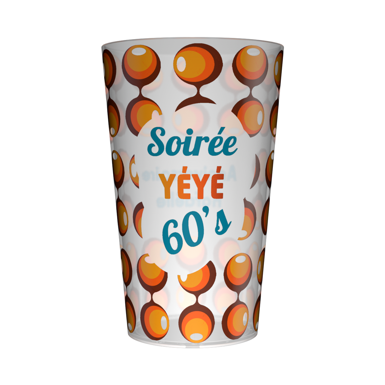 Gobelet personnalisé Soirée Yéyé 3